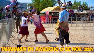 TAKANAKUY EN AYACUCHO EN LOS ANDES DEL PERU  SANTOS BRUJO Y WAYTACHA 2024 [upl. by Arahs778]