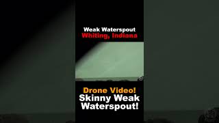 Incredible Footage Weak Waterspout Spotted in Whiting Indiana Today [upl. by Imoin]