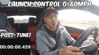 2018 AMG C63s Launch Control POSTTune 060 MPH [upl. by Hairabez]