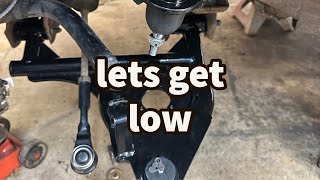 Installing Spindle Source 4 inch lowering upper and lower control arms [upl. by Harimas]