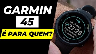 GARMIN FORERUNNER 45 É INDICADO PARA QUEM [upl. by Valenba]