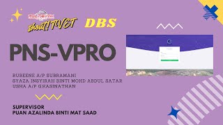 Group 4 Website PNS VPRO DPS50123 BUSINESS INFORMATION SYSTEM PROJECT SESI II 20232024 [upl. by Tamqrah]