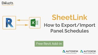 SheetLink  Revit  Excel  ExportImport Panel Schedules [upl. by Irbmac]