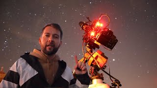 Astrophotography in Portugal with DSLR SkyGuider Pro ASIAIR Pro and autoguiding [upl. by Nomzed]