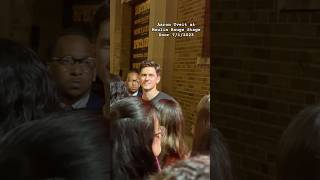 Aaron Tveit at Moulin Rouge Stage Door 7123 [upl. by Allebram]