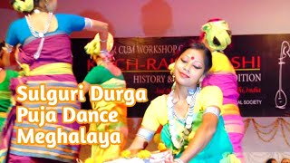 Sulguri Durga Puja Dance Meghalaya [upl. by Nwahsyar366]