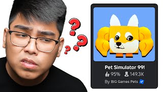 Pet Sim 99  The BORING Update  ROBLOX [upl. by Oyr]