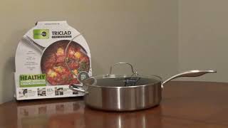 GreenPan Triclad Ceramic NonStick Pan Care and Use [upl. by Agnot]