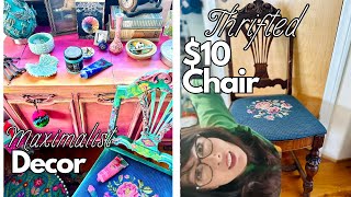 Maximalist Decorating  Thrift Store Decor [upl. by Kast289]