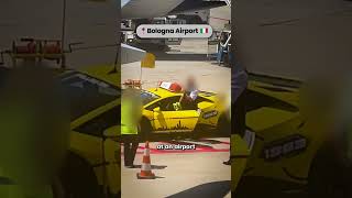 Pilot Tries Lamborghini Airport Follow Me Car [upl. by Gaidano747]