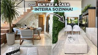 TOUR pela CASA da CAROL BOURY com muita MÃO na MASSA e DICAS ECONÔMICAS p sua REFORMA Gaby Garciia [upl. by Anaeg]