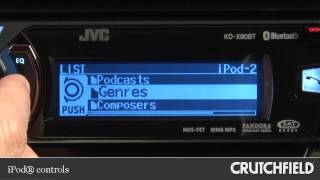 JVC KDX80BT Digital Media Receiver Display amp Controls Demo  Crutchfield Video [upl. by Jaunita]