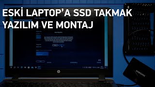 Eski Laptopa SSD Nasıl Takılır Montaj ve Test [upl. by Zamir]