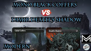 Mono Black Coffers VS Dimir Deathshadow MTG Modern [upl. by Asilef]