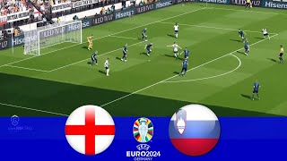 Inglaterra vs Eslovaquia  EUROCOPA 2024  eFootball PES 2021 [upl. by Whitson899]