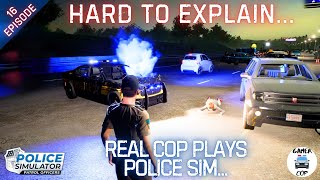 REAL COP PLAYS POLICE SIMULATOR  Police Simulator Patrol Officers  Highway Expansion  Episode 16 [upl. by Avehsile]