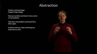 11 Abstraction as a Problem Solving Strategy [upl. by Dietz]