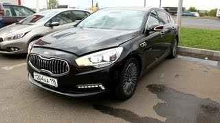 2013 Kia Quoris Premium Start Up Engine and In Depth Tour [upl. by Ettellocin]