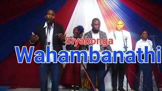 WAHAMBA NATHI SIYABONGA JESU BY SOLY MAHLANGU SWAHILI AND LUGANDA RAGGAE VERSION 🔥 [upl. by Dolphin]