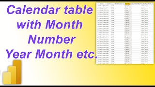 How to Create Calendar Table using DAX in PowerBI  MI Tutorials [upl. by Yboj]