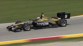 2017 Indy Lights Road America race1 [upl. by Nogam]