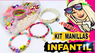 COMO HACER PULSERAS INFANTILES PASO A PASO [upl. by Eecyal149]