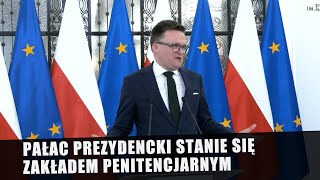 quotWąsik i Kamiński staną się więźniami Pałacu Prezydenckiegoquot [upl. by Claudian]