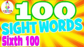 100 SIGHT WORDS for Kids  High Frequency Words for Children [upl. by Aehsal]