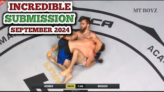 Most Incredible Submission In MMA  September 2024 [upl. by Enomsed]