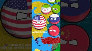 USA vs Russia Last Part countryballsanimation countryballs Countryballs in a Nutshell shorts [upl. by Nilhtac]