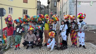 Il Carnevale di Schiavi di Abruzzo la sfilata dei mazzaroni [upl. by Morvin160]