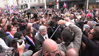 Francia manifestazioni contro Macron in diverse citta [upl. by Otilia]