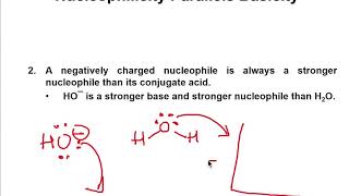 Chapter 7 Nucleophilicity vs Basicity [upl. by Niltag971]