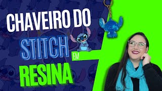 Fazendo STITCH em RESINA com papel Holográfico [upl. by Akemrej]