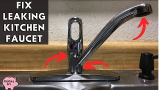 Fix Leaking or Dripping Kitchen Faucet  Single Handle  Delta Peerless [upl. by Eulalee346]