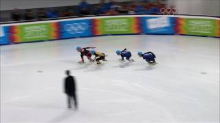 Korea outstanding performance to take 1st and 2nd  Innsbruck 2012 Speed Skating Mens 1000m [upl. by Phillida]