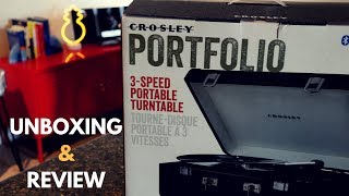 Crosley Three Speed Turntable  Unboxing amp Review  HomeGoods Finds [upl. by Latashia]