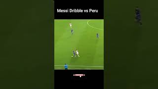 Messi Dribble vs Peru [upl. by Ebbie]