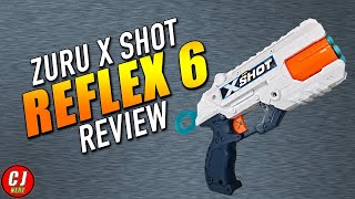 Zuru X Shot Reflex 6  2018 NEW Revolver Review amp Range Test [upl. by Niwroc]