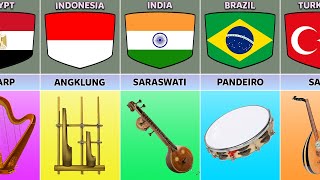 National Music Instrument From Different Countries [upl. by Shriner]