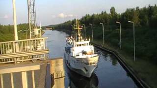 MS Carelia on Saimaa canal in Finland part 1 [upl. by Ward]