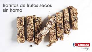 Receta fácil Barritas de frutos secos sin horno [upl. by Paola]