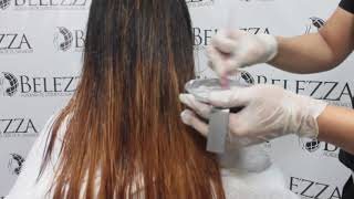 Extracción de tinte negro con técnica Balayage [upl. by Mohl]