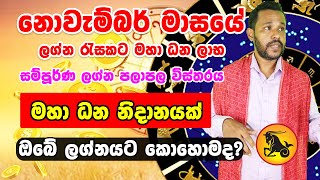 Makara Lagnaya 2023  November 2023 horoscope monthly horoscope November 2023  Sinhala Horoscope [upl. by Preston]