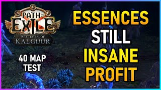 PoE 325 Is Essence Still Worth Running  40 Map Test  Settlers of Kalguur [upl. by Pelligrini62]