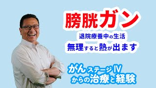 膀胱ガン 退院療養中の生活 無理すると熱が出ますよ kode channel 025 [upl. by Saum674]