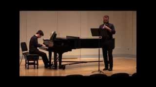 Jacob Flynn  Verroust Solo de Concert No 3 for Oboe amp Piano Op 76 [upl. by Itsirhc]