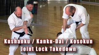 Karate JointLock Takedown Kushanku  KankuDai  Kosokun Bunkai [upl. by Ameen]