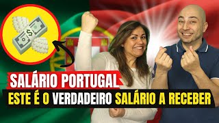 Salário em Portugal Sem ENGANAÇÃO Entenda tudo  EP52 [upl. by Loretta]