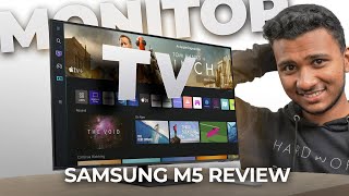 Budget Friendly Wireless Monitor 😯  Samsung M5 Review  Malayalam Tech [upl. by Arvie701]